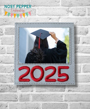 Load image into Gallery viewer, 2025 Frame machine embroidery design DIGITAL DOWNLOAD