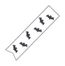 Load image into Gallery viewer, Bat fob set machine embroidery file (3 sizes included) DIGITAL DOWNLOAD