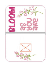 Load image into Gallery viewer, Bloom As You Are Notebook Cover 2 sizes available machine embroidery design 2025 Summer Mini Skill Builder Bundle DIGITAL DOWNLOAD