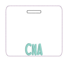 Load image into Gallery viewer, CNA Badge buddy machine embroidery design DIGITAL DOWNLOAD