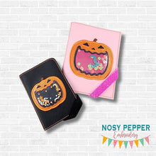 Load image into Gallery viewer, Halloween shaker set (ITH bag with 5 sizes and notebook cover with 2 sizes included) machine embroidery design DIGITAL DOWNLOAD