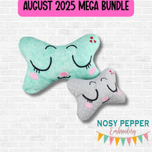 Load image into Gallery viewer, Headrest Pillow stuffie (5 sizes included) machine embroidery design DIGITAL DOWNLOAD