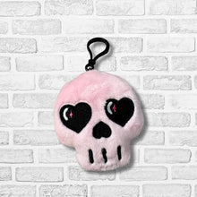 Load image into Gallery viewer, Heart Skull mini stuffie machine embroidery design DIGITAL DOWNLOAD