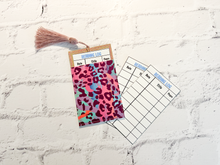 Load image into Gallery viewer, Reading log bookmark 5x7 hoop machine embroidery design DIGITAL DOWNLOAD