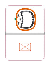 Load image into Gallery viewer, Halloween shaker set (ITH bag with 5 sizes and notebook cover with 2 sizes included) machine embroidery design DIGITAL DOWNLOAD