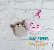 Load image into Gallery viewer, Otter and Shell mini stuffie set April Mystery Bundle machine embroidery design machine embroidery design DIGITAL DOWNLOAD