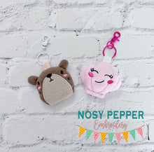 Load image into Gallery viewer, Otter and Shell mini stuffie set April Mystery Bundle machine embroidery design machine embroidery design DIGITAL DOWNLOAD