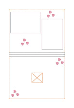 Load image into Gallery viewer, Photo Notebook Cover 2 sizes available machine embroidery design DIGITAL DOWNLOAD