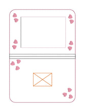 Load image into Gallery viewer, Photo Notebook Cover 2 sizes available machine embroidery design DIGITAL DOWNLOAD
