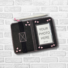 Load image into Gallery viewer, Photo Notebook Cover 2 sizes available machine embroidery design DIGITAL DOWNLOAD