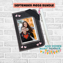 Load image into Gallery viewer, Photo Notebook Cover 2 sizes available machine embroidery design DIGITAL DOWNLOAD