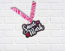 Load image into Gallery viewer, Smut Mark bookmark machine embroidery design DIGITAL DOWNLOAD