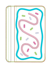 Load image into Gallery viewer, Toaster Treat applique ITH Bag (4 sizes available) machine embroidery design DIGITAL DOWNLOAD