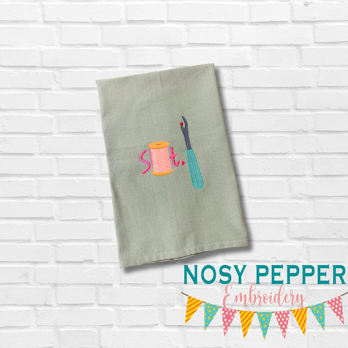 Sh!t Seam Ripper embroidery design (5 sizes included) DIGITAL DOWNLOAD