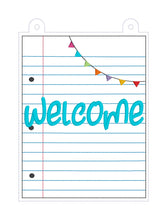 Load image into Gallery viewer, Class sign machine embroidery design (2 designs and 5 sizes included) DIGITAL DOWNLOAD