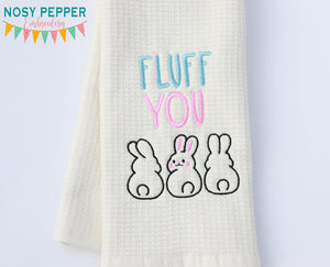 Fluff You machine embroidery design (5 sizes included) DIGITAL DOWNLOAD