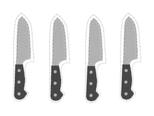 Load image into Gallery viewer, Knife Feltie 4x4 machine embroidery design DIGITAL DOWNLOAD