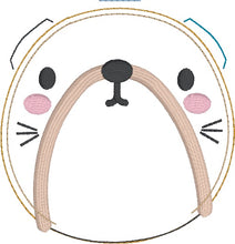 Load image into Gallery viewer, Otter and Shell mini stuffie set April Mystery Bundle machine embroidery design machine embroidery design DIGITAL DOWNLOAD