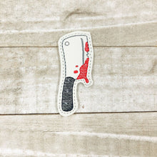 Load image into Gallery viewer, Cleaver Feltie 4x4 machine embroidery design DIGITAL DOWNLOAD