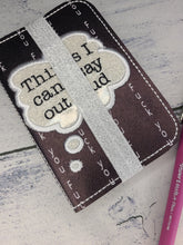 Load image into Gallery viewer, Things I can say out loud applique Notebook cover (2 sizes available) machine embroidery design DIGITAL DOWNLOAD