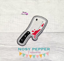 Load image into Gallery viewer, Cleaver Patch machine embroidery design DIGITAL DOWNLOAD