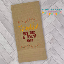 Load image into Gallery viewer, Thankful This Year machine embroidery design DIGITAL DOWNLOAD