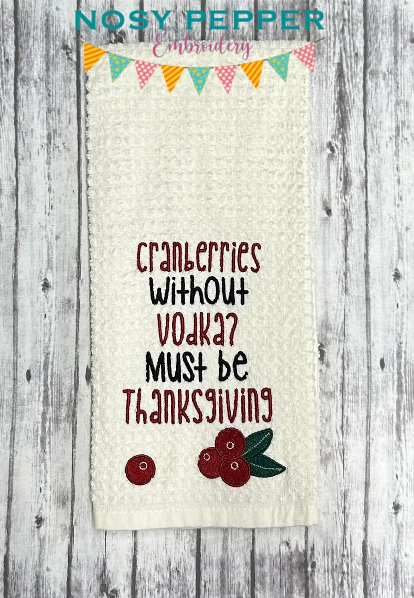 Cranberries machine embroidery design (4 sizes included) DIGITAL DOWNL