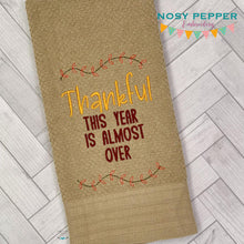 Load image into Gallery viewer, Thankful This Year machine embroidery design DIGITAL DOWNLOAD