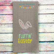 Load image into Gallery viewer, Happy Fluffin Easter machine embroidery design (4 sizes included) DIGITAL DOWNLOAD