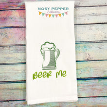Load image into Gallery viewer, Beer Me sketchy machine embroidery design (4 sizes included) DIGITAL DOWNLOAD