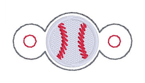 Baseball Shoe Charm machine embroidery design (3 versions included) DIGITAL DOWNLOAD