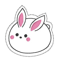 Load image into Gallery viewer, Squishy Bunny Feltie (Single & Multi file included) machine embroidery design DIGITAL DOWNLOAD