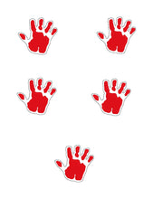 Load image into Gallery viewer, True Crime tic tac toe 5x7 machine embroidery design DIGITAL DOWNLOAD