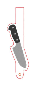Knife Wallet tab (2 sizes included) machine embroidery design DIGITAL DOWNLOAD