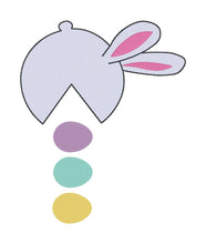 Load image into Gallery viewer, Pac-Bunny embroidery design (5 sizes included) DIGITAL DOWNLOAD
