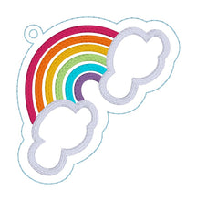 Load image into Gallery viewer, Rainbow Appliqué Set machine embroidery designs (ITH bag, single & multi files included) DIGITAL DOWNLOAD