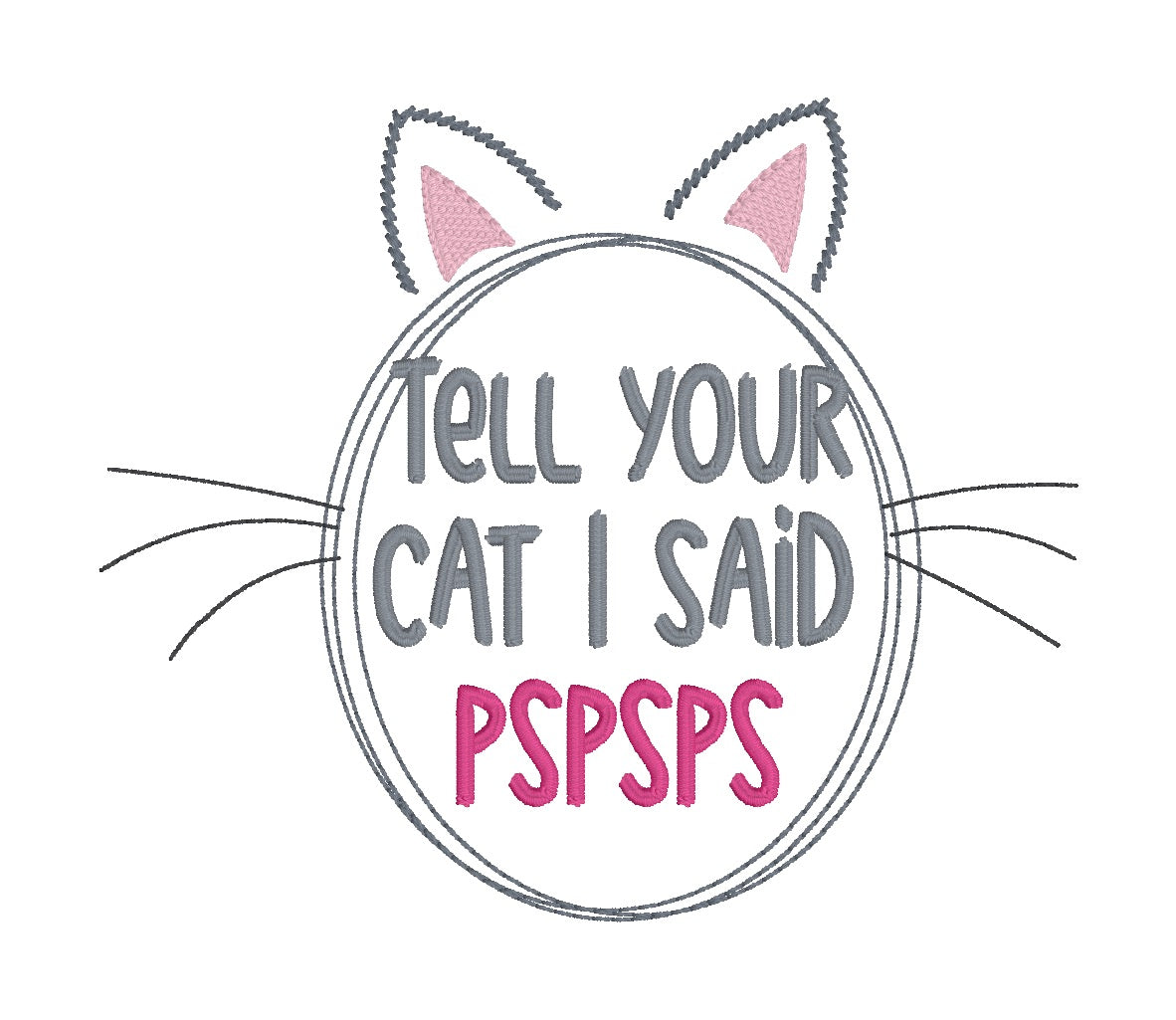 Tell Your Cat Machine Embroidery Design 5 Sizes Included DIGITAL DOW tell-your-cat-machine-embroidery-design-5-sizes-included-digital-dow