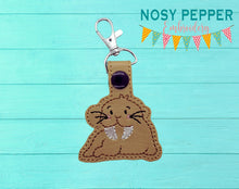 Load image into Gallery viewer, Walrus Snap Tab (single & multi files included) machine embroidery design DIGITAL DOWNLOAD