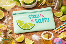 Load image into Gallery viewer, Stay Salty ITH Bag 2025 Summer Mini Skill Builder Bundle (5 sizes available) machine embroidery design DIGITAL DOWNLOAD