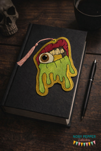Load image into Gallery viewer, Zombie Mouth Bookmark/bag tag/ornament 5x7 machine embroidery design DIGITAL DOWNLOAD