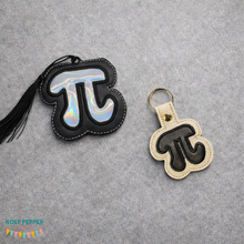 Load image into Gallery viewer, Pi Day applique set machine embroidery design DIGITAL DOWNLOAD