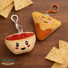 Load image into Gallery viewer, Chips &amp; Salsa stuffie machine embroidery design DIGITAL DOWNLOAD