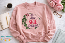 Load image into Gallery viewer, Get your shit together machine embroidery design (4 sizes included) DIGITAL DOWNLOAD