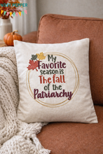 Load image into Gallery viewer, Fall of the Patriarchy (5 sizes and 2 versions included) machine embroidery design DIGITAL DOWNLOAD