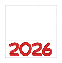 Load image into Gallery viewer, 2026 frame machine embroidery design DIGITAL DOWNLOAD