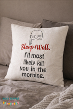 Load image into Gallery viewer, Sleep well machine embroidery design 4 sizes included DIGITAL DOWNLOAD