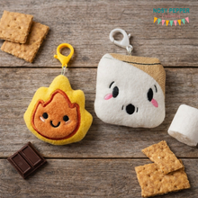 Load image into Gallery viewer, Marshmallow mini stuffie set June 2024 Mystery Bundle machine embroidery design DIGITAL DOWNLOAD