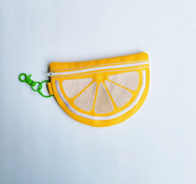 Load image into Gallery viewer, Citrus Slice ITH Bag (3 sizes available) machine embroidery file DIGITAL DOWNLOAD
