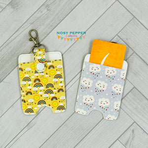 Lanyard card case machine embroidery design 5x7 hoop (eyelet and snap tab designs included) DIGITAL DOWNLOAD
