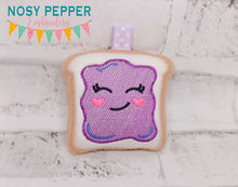Load image into Gallery viewer, Peanut Butter &amp; Jelly Mini Stuffies Machine Embroidery Design DIGITAL DOWNLOAD